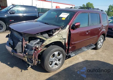 2013 Honda Pilot Ex-L из США, поврежденный, VIN 5FNYF4H62DB011252